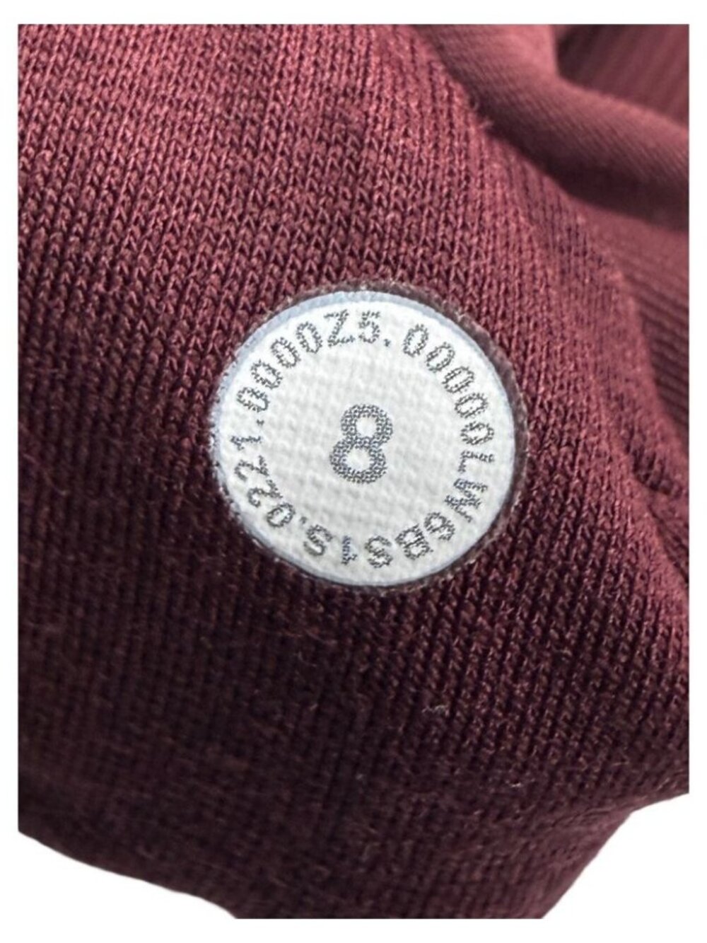 Lululemon Ribbed Contoured Crop Red Merlot - Picture 4 of 6